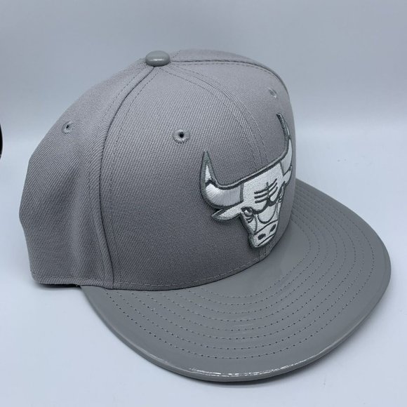 Air Jordan Chicago Bulls Cool Gray 9Fifty New Era Hat Snapback Cap - Picture 3 of 6
